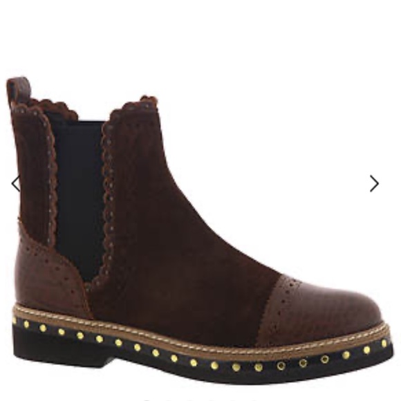 Free people brown atlas suede Chelsea boot - Picture 6 of 9